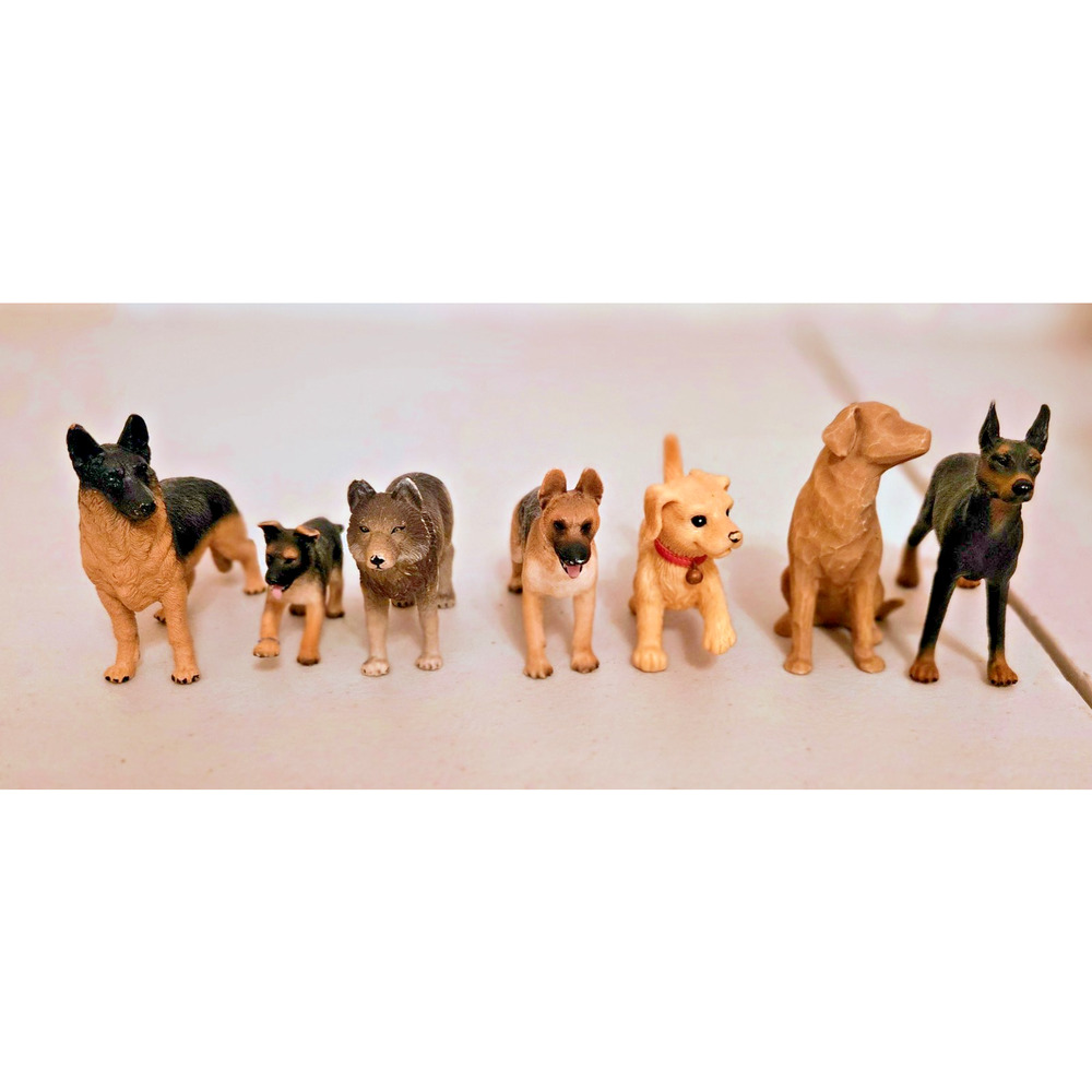 Vintage Collectibles WIllow Tree Safari Ltd Mojo Collect A Breyer Dogs lot of 7
